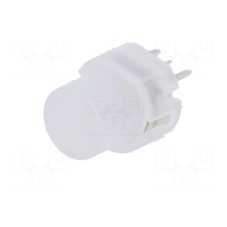 Switch: push-button | Pos: 2 | SPST-NO | 0.01A/35VDC | LED | red | THT