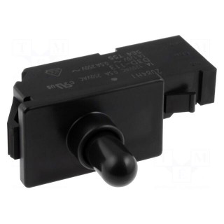 Switch: door | Pos: 2 | SPDT | 0.5A/250VAC | black | Leads: spring clamps