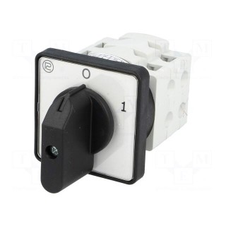 Switch: cam switch | Stabl.pos: 2 | 10A | 0-1 | for building in | 3.5kW