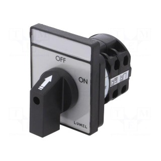 Switch: cam switch | Stabl.pos: 2 | 16A | OFF-ON | Poles: 3 | Pos: 2
