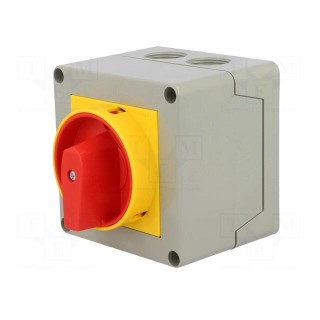 Switch: cam switch | Stabl.pos: 2 | 20A | 0-1 | Mounting: in housing