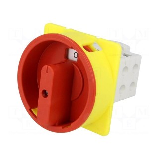 Switch: cam switch | Stabl.pos: 2 | 25A | 0-1 | for building in | 7.5kW