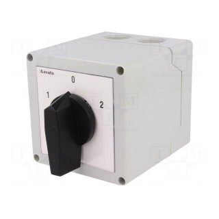 Switch: cam switch | Stabl.pos: 3 | 32A | 1-0-2 | Mounting: in housing