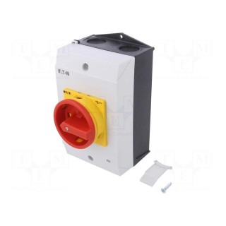 Switch: main cam switch | 25A | OFF-ON | in housing | Poles: 3 | 13kW