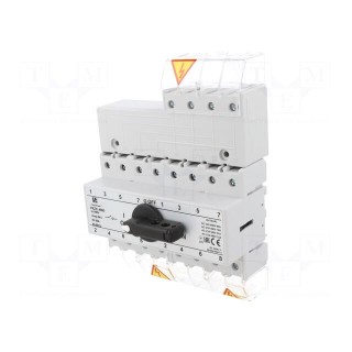 Switch: mains-generator | Stabl.pos: 3 | 80A | I-0-II | Mounting: DIN
