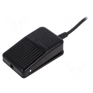 Switch: foot | Stabl.pos: 1 | NC + NO | 3A/250VAC | Leads: cables | IP20