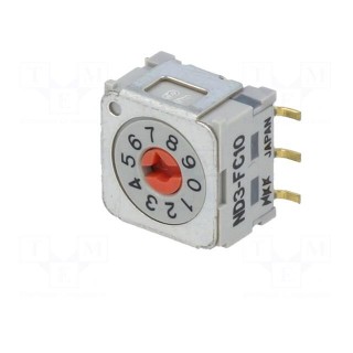 Encoding switch | DEC/BCD | Pos: 10 | Rcont max: 30mΩ | ND3