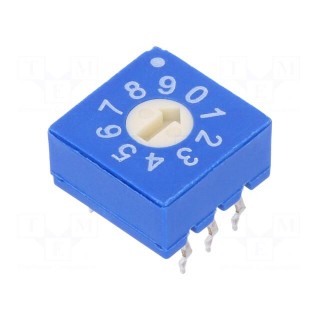 Encoding switch | DEC/BCD | Pos: 10 | THT | Rcont max: 100mΩ | 5Ncm