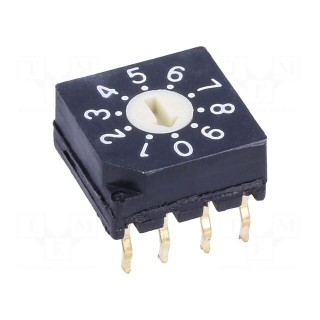Encoding switch | DEC/BCD | Pos: 10 | THT | Rcont max: 100mΩ | UL94V-0