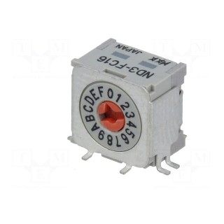 Encoding switch | HEX/BCD | Pos: 16 | Rcont max: 30mΩ | ND3
