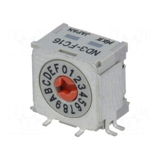 Encoding switch | HEX/BCD | Pos: 16 | Rcont max: 30mΩ | ND3