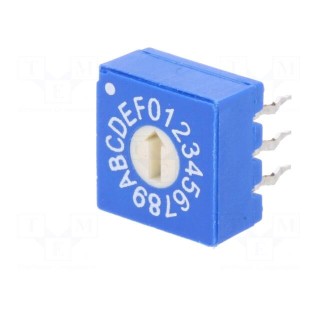 Encoding switch | HEX/BCD | Pos: 16 | THT | Rcont max: 100mΩ | 5Ncm | ERD