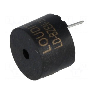 Sound transducer: elektromagnetic alarm | Ø: 12mm | H: 9.9mm | 1.5VDC