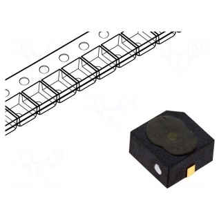 Sound transducer: electromagnetic alarm | SMD | 30mA | -30÷85°C