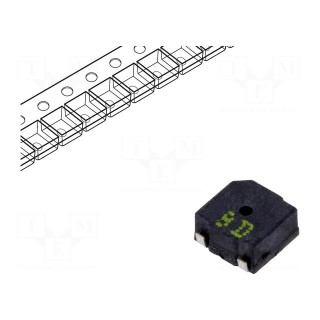 Sound transducer: elektromagnetic alarm | SMD | 4kHz | 100mA | 2÷5VDC