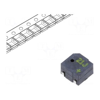 Sound transducer: electromagnetic signaller | SMD | 4kHz | 100mA