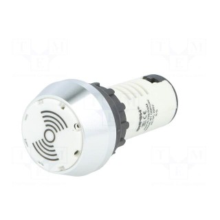 Signaller: sound | 80dB | Illumin: LED | 230V | IP40 | Ø22mm | max.6mm