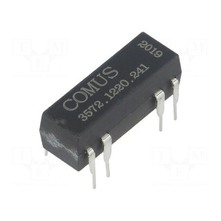 Relay: reed switch | DPST-NO | Ucoil: 24VDC | 500mA | max.150VDC | 10W