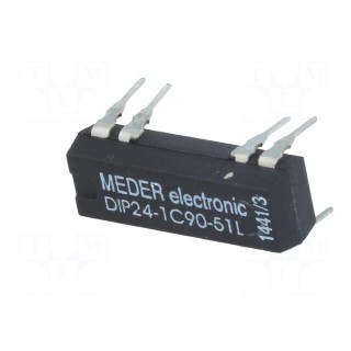 Relay: reed | SPDT | Ucoil: 24VDC | 0.5A | max.100VDC | max.100VAC | 290mW
