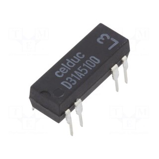 Relay: reed switch | SPST-NO | Ucoil: 12VDC | 1A | max.100VDC | 10W | PCB