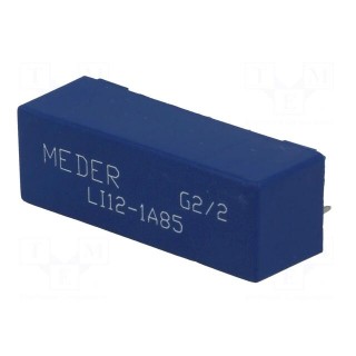 Relay: reed switch | SPST-NO | Ucoil: 12VDC | 2.5A | max.1kVDC | 100W
