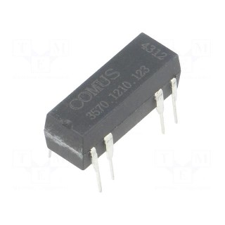 Relay: reed switch | SPST-NO | Ucoil: 12VDC | 500mA | max.150VDC | 10W