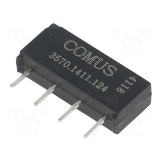 Relay: reed switch | SPST-NO | Ucoil: 12VDC | 500mA | max.200VDC | 10W