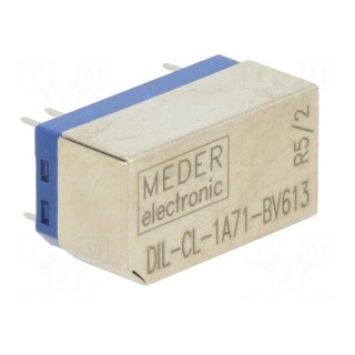 Relay: reed switch | SPST-NO | Ucoil: 24VDC | 1A | max.200VDC | 60mΩ | PCB