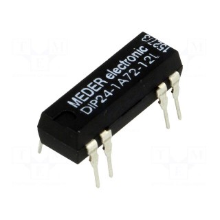 Relay: reed switch | SPST-NO | Ucoil: 24VDC | 1A | max.200VDC | 290mW