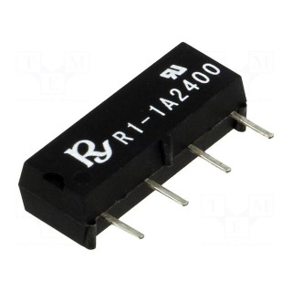 Relay: reed switch | SPST-NO | Ucoil: 24VDC | 1A | max.250VDC | 10VA