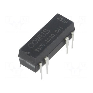 Relay: reed | SPST-NO | Ucoil: 24VDC | 500mA | max.150VDC | 10W | THT