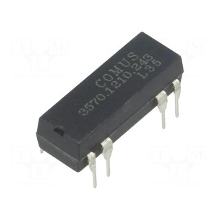 Relay: reed switch | SPST-NO | Ucoil: 24VDC | 500mA | max.150VDC | 10W