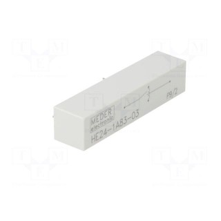 Relay: reed switch | SPST-NO | Ucoil: 24VDC | 5A | max.7.5kVDC | 50W