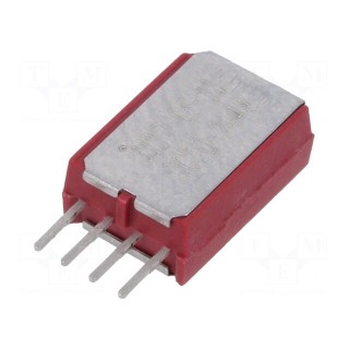 Relay: reed switch | SPST-NO | Ucoil: 5VDC | 0.5A | max.200VDC | 3W | THT
