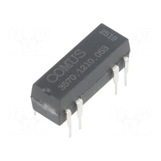 Relay: reed switch | SPST-NO | Ucoil: 5VDC | 500mA | max.150VDC | 10W