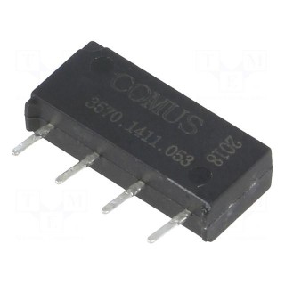 Relay: reed switch | SPST-NO | Ucoil: 5VDC | 500mA | max.200VDC | 10W