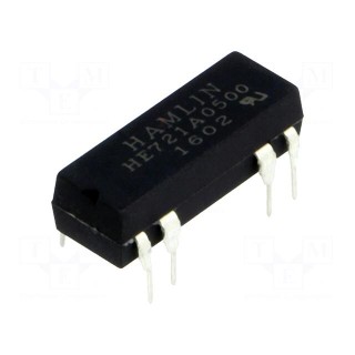 Relay: reed switch | SPST-NO | Ucoil: 5VDC | max.200VDC | Rcoil: 500Ω