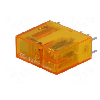 Relay: electromagnetic | DPDT | Ucoil: 110VAC | 8A/250VAC | 8A/30VDC