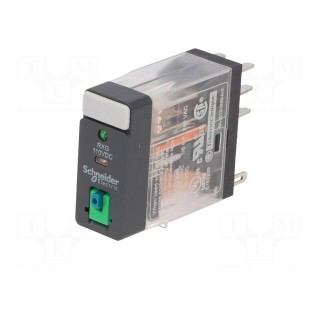 Relay: electromagnetic | DPDT | Ucoil: 110VDC | 5A | 5A/250VAC | socket