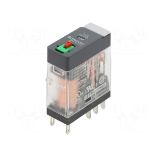 Relay: electromagnetic | DPDT | Ucoil: 120VAC | 5A | 5A/250VAC | socket