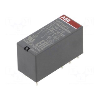 Relay: electromagnetic | DPDT | Ucoil: 120VAC | 8A | max.250VAC | PCB