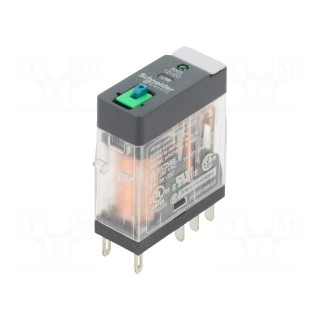 Relay: electromagnetic | DPDT | Ucoil: 12VDC | 5A | 5A/250VAC | 5A/30VDC