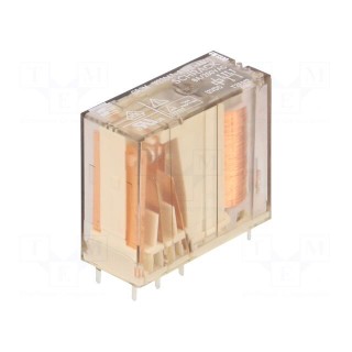 Relay: electromagnetic | DPDT | Ucoil: 12VDC | 6A/250VAC | 6A/30VDC | 6A