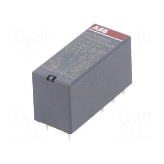 Relay: electromagnetic | DPDT | Ucoil: 12VDC | 8A | max.250VAC | PCB