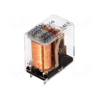 Relay: electromagnetic | DPDT | Ucoil: 12VDC | Icontacts max: 5A | PCB