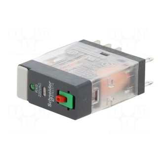 Relay: electromagnetic | DPDT | Ucoil: 220VAC | 5A | 5A/250VAC | socket