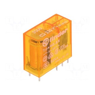 Relay: electromagnetic | DPDT | Ucoil: 230VAC | Icontacts max: 15A