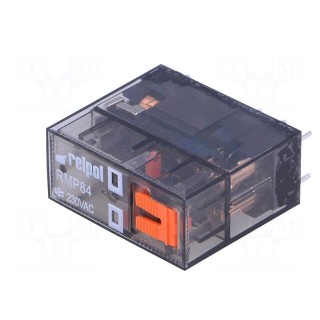 Relay: electromagnetic | DPDT | Ucoil: 230VAC | 8A/250VAC | 8A/24VDC