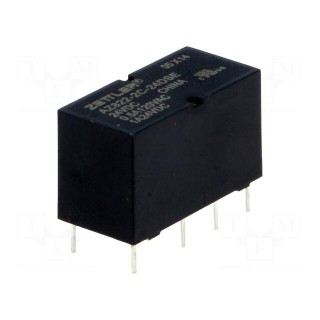 Relay: electromagnetic | DPDT | Ucoil: 24VDC | 2A | 0.5A/120VAC | PCB