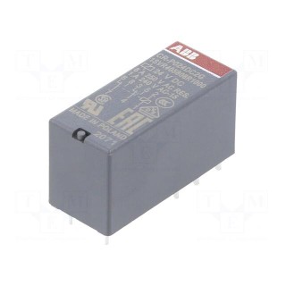 Relay: electromagnetic | DPDT | Ucoil: 24VDC | 8A | max.250VAC | PCB